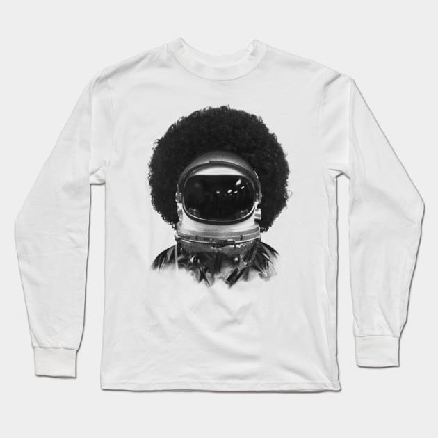 Afronaut Long Sleeve T-Shirt by leech